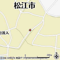島根県松江市八束町波入1122周辺の地図