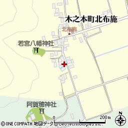 滋賀県長浜市木之本町北布施107周辺の地図