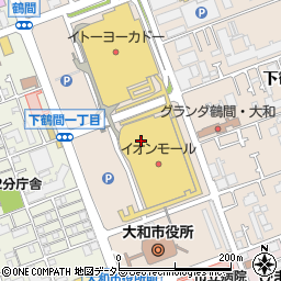 未来屋書店大和鶴間店周辺の地図