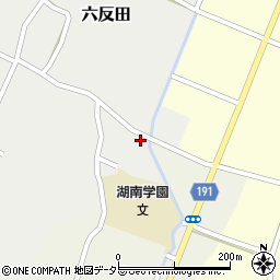 鳥取県鳥取市六反田6-8周辺の地図