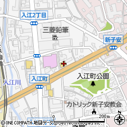 エイブルパーキング東天閣子安店駐車場周辺の地図