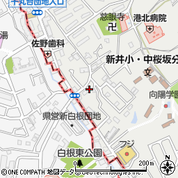 神奈川県横浜市保土ケ谷区新井町596周辺の地図