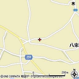 島根県松江市八束町波入1279周辺の地図