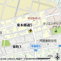 東本郷公園周辺の地図