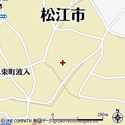 島根県松江市八束町波入558周辺の地図