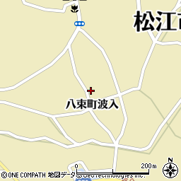 島根県松江市八束町波入469周辺の地図