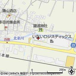 鳥取県東伯郡北栄町西園341周辺の地図