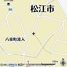 島根県松江市八束町波入551周辺の地図