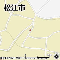 島根県松江市八束町波入1069-1周辺の地図