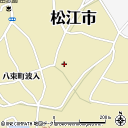 島根県松江市八束町波入554周辺の地図