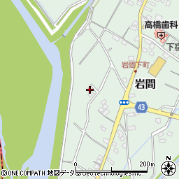 山梨県西八代郡市川三郷町岩間2277周辺の地図