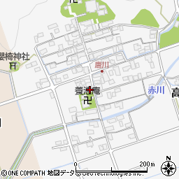 滋賀県長浜市高月町唐川400周辺の地図