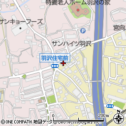 ローソン横浜三枚町店周辺の地図