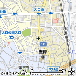 うおや 大口通店周辺の地図