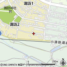 五井山倉線周辺の地図
