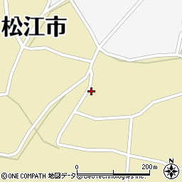 島根県松江市八束町波入1052周辺の地図