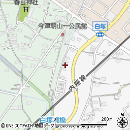 千葉県市原市白塚611周辺の地図