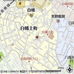 神奈川県横浜市神奈川区白幡上町周辺の地図