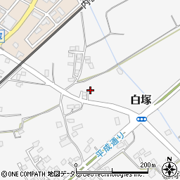 千葉県市原市白塚240周辺の地図