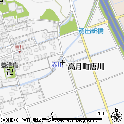 滋賀県長浜市高月町唐川554周辺の地図