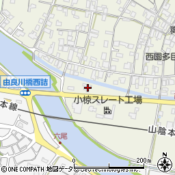 鳥取県東伯郡北栄町西園516周辺の地図