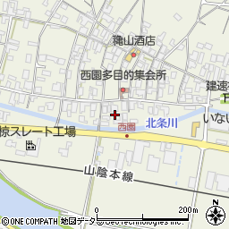 鳥取県東伯郡北栄町西園1175周辺の地図