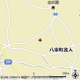島根県松江市八束町波入1248周辺の地図
