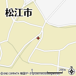 島根県松江市八束町波入1069周辺の地図