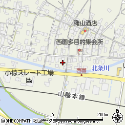 鳥取県東伯郡北栄町西園1067周辺の地図