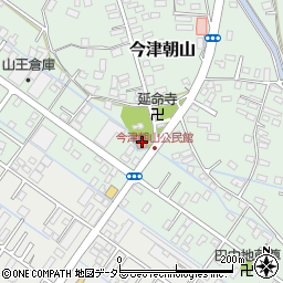 今津朝山公民館周辺の地図