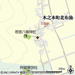 滋賀県長浜市木之本町北布施194周辺の地図