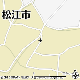 島根県松江市八束町波入1072周辺の地図