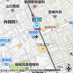 鶴間駅周辺の地図