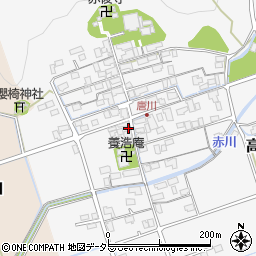 滋賀県長浜市高月町唐川397周辺の地図