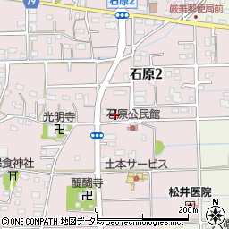 岐阜県岐阜市石原2丁目159周辺の地図