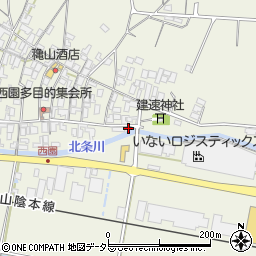鳥取県東伯郡北栄町西園1185周辺の地図