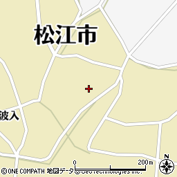 島根県松江市八束町波入1120周辺の地図