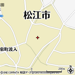 島根県松江市八束町波入1127周辺の地図