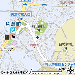 ユーフォリア片倉周辺の地図