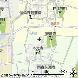 滋賀県長浜市高月町雨森1668周辺の地図