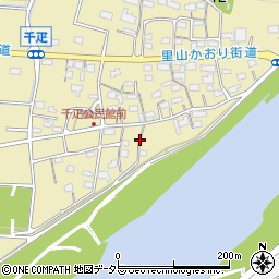 岐阜県関市千疋周辺の地図