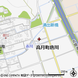 滋賀県長浜市高月町唐川1312周辺の地図