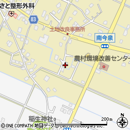 千葉県大網白里市南今泉122-8周辺の地図