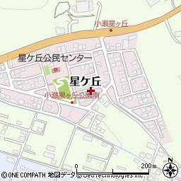 岐阜県関市星ケ丘周辺の地図