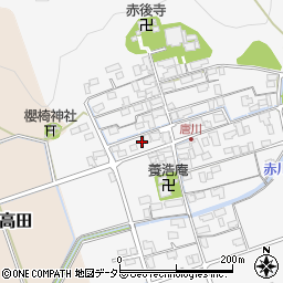 滋賀県長浜市高月町唐川390周辺の地図