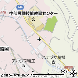 長野県飯田市下殿岡498周辺の地図