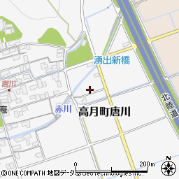 滋賀県長浜市高月町唐川1313周辺の地図
