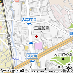 三菱鉛筆横浜事業所周辺の地図