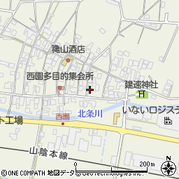 鳥取県東伯郡北栄町西園1136周辺の地図
