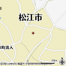 島根県松江市八束町波入1114周辺の地図